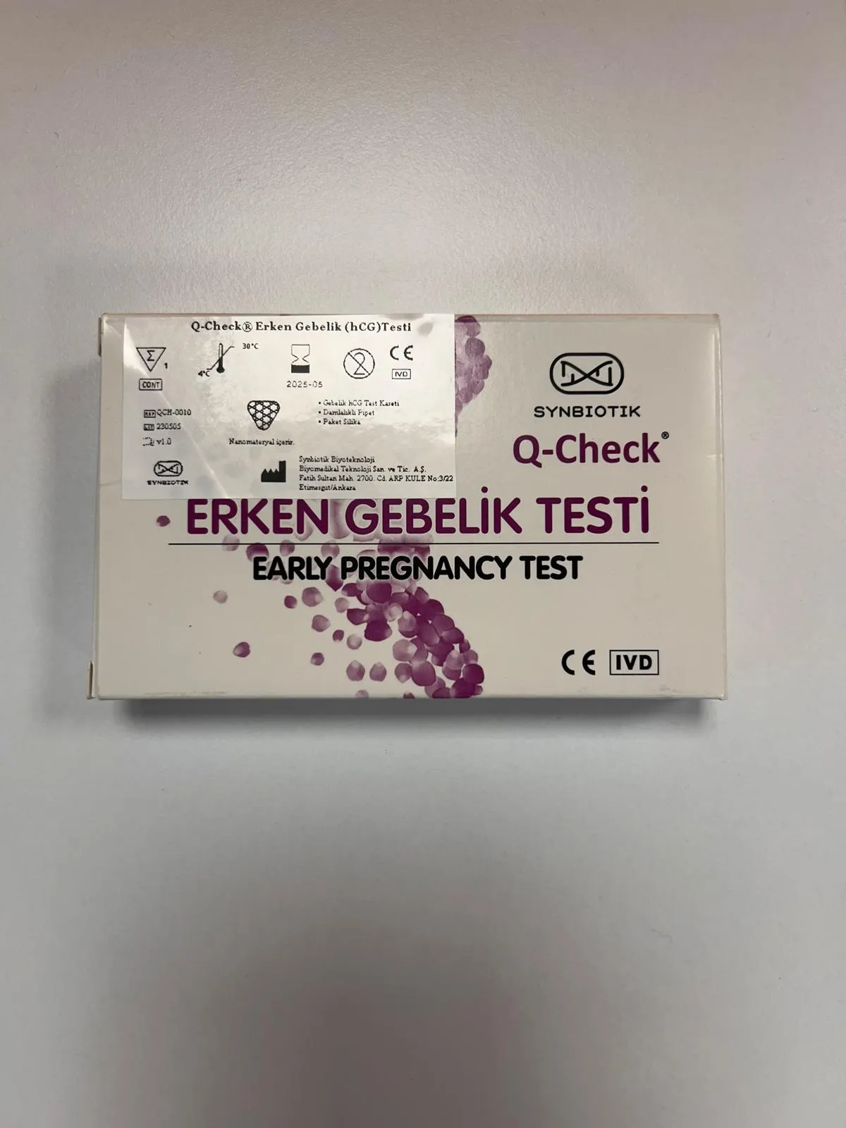 Q-Check Erken Gebelik Hızlı Testi