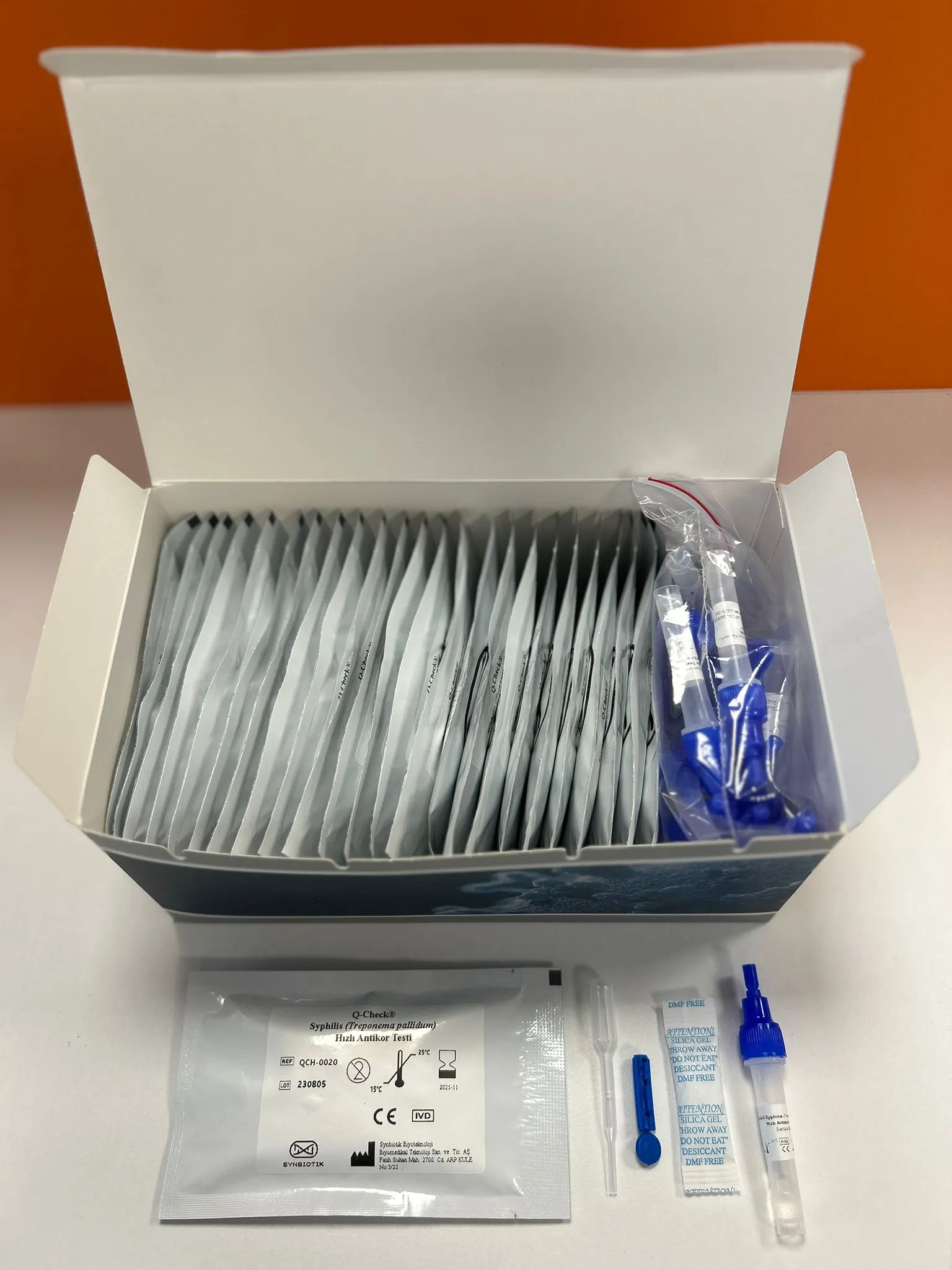 Q-Check Syphilis (Treponema pallidum) Hızlı Antikor Testi